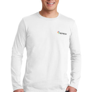 Gildan Softstyle® Long Sleeve T-Shirt with Pocket Logo